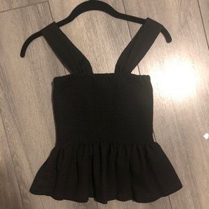 Madewell peplum tank